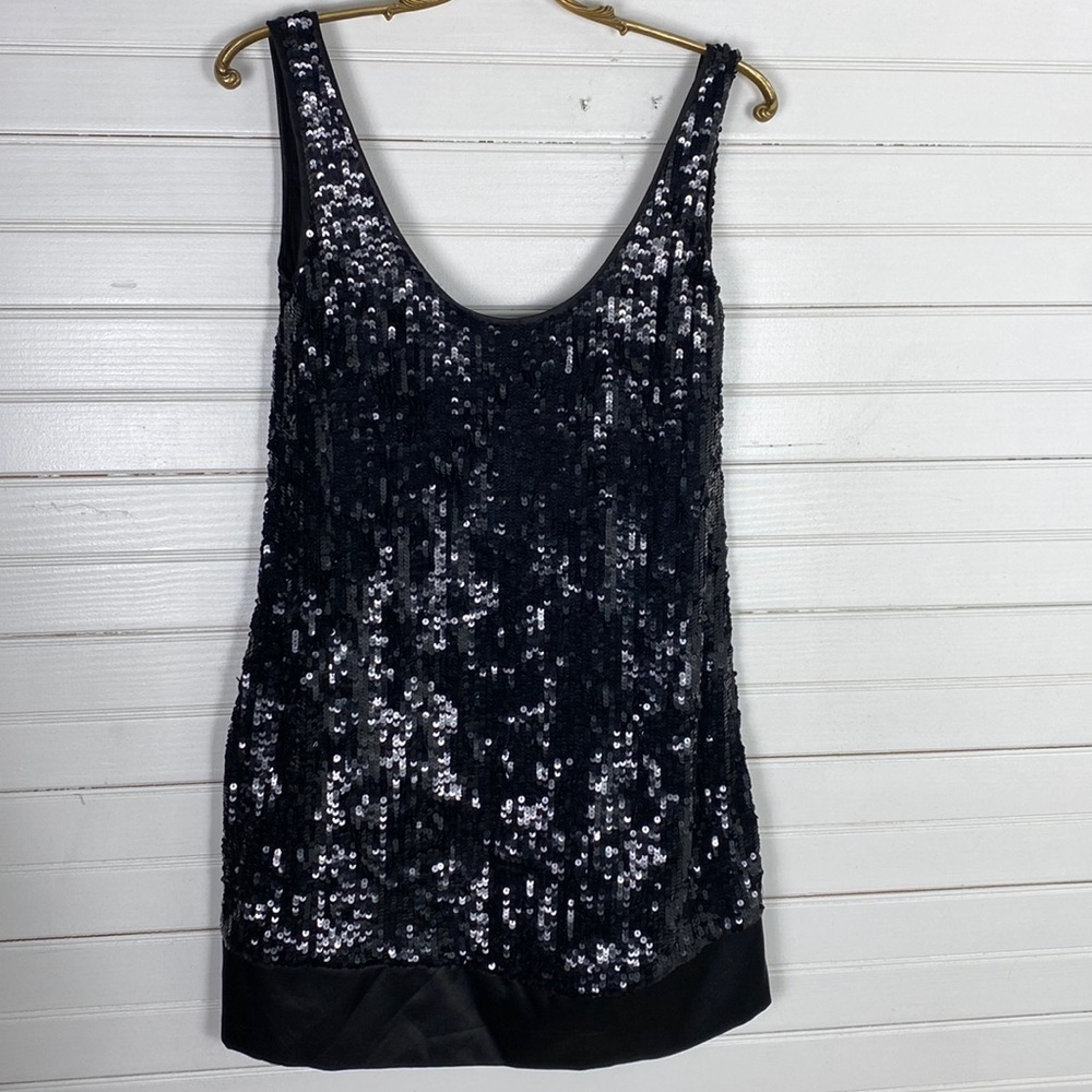 Yumi Kim Sequin and Silk Mini Dress Size Medium